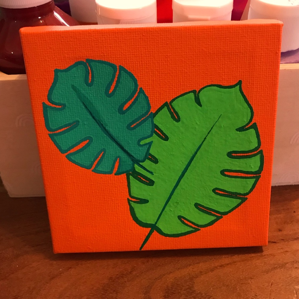 🆕Leaf Painting | Jungalow Style | Wall Art